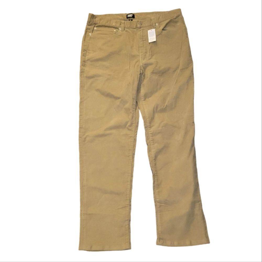 Land's End Mens Traditional Fit Corduroy Pant Size 36 Tan NWT